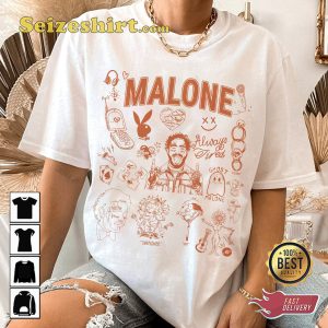Post Post Malone Tour Merch Music Concert Posty T-shirt