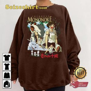 Princess Mononoke Forest Spirit Anime T-shirt