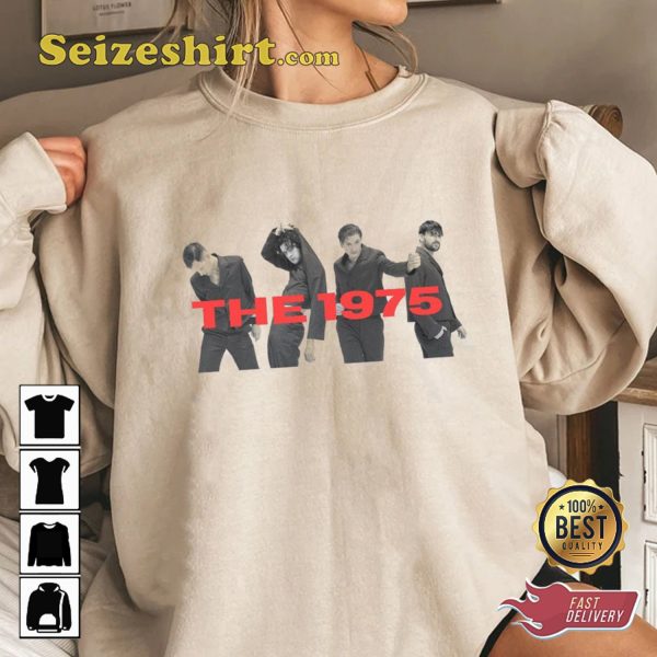 Retro The 1975 At Their Very Best North America Neon Nights Melodic Sweatshirt