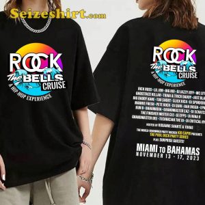 Rock the Bells Cruise 2023 Hip hop Festival T-shirt