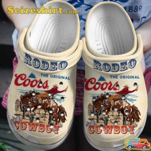 Rodeo Cowboy The Original Coors Beer Lover Clogs Shoes