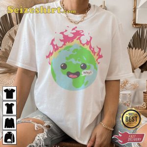 Save The Planet Earth Lovers Environmental Awareness T-shirt