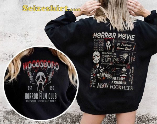 Scream Film Woodsboro Murders Halloween Sweatshirt