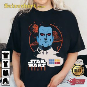 Star Wars Admiral Thrawn Head Shot Graphic Fan Gift T-Shirt