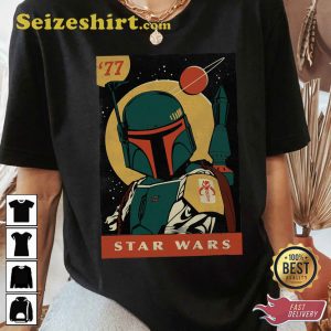 Star Wars Boba Fett Vintage Trading Card 77 Fan Gift T-Shirt