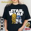 Star Wars Boba R2-d2 And C-3po Cute Cartoon Graphic Fan Gift T-Shirt
