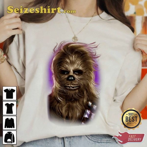 Star Wars Chewbacca Beauty Portrait Fan Gift T-Shirt
