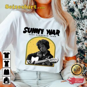 Sunny War Tour Dates 2023 European T-shirt