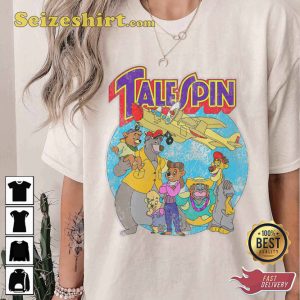 Talespin Vintage Group Shot Disney Cartoon T-Shirt