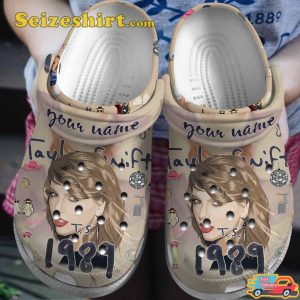 Taylor Swift Fearless Lyrics Vibes Fifteen Melodies Swiftie Comfort Clogs Shoes