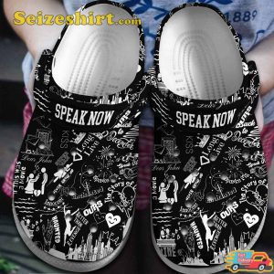 Taylor Swift Music Speak Now Crocs Swiftie Crocband Clogs