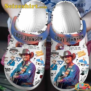 The Cody Johnson Music Texas Country Vibes With You I Am Melodies Comfort Crocs Shoes