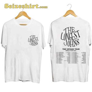 The Longest Johns Tour The Voyage 2024 Concert T-shirt