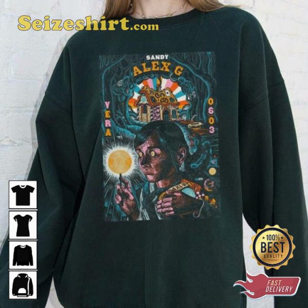 Vintage Alex G World Tour 2023 Festival Outfit T-shirt