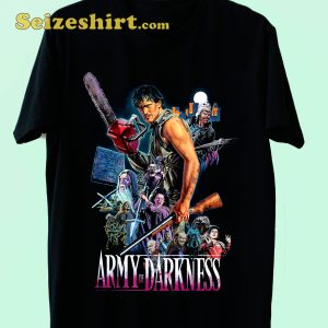 Vintage Army Of Darkness 90s Movie Halloween T-shirt
