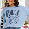 Volleyball Game Day Blue Vintage Sportwear Sweatshirt