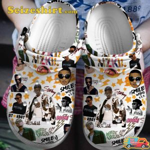 Wizkid Music Afrobeat Vibes Essence Melodies Comfort Crocs Clog Shoes