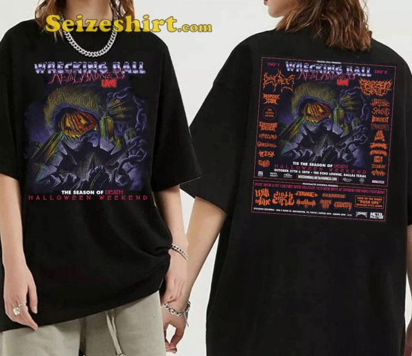 Wrecking Ball Metal Madness Festival 2023 Setlist Shirt