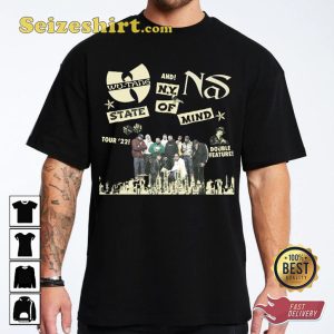 Wu-Tang Clan NY State Of Mind Tour Merch 2023 With Nas T-shirt