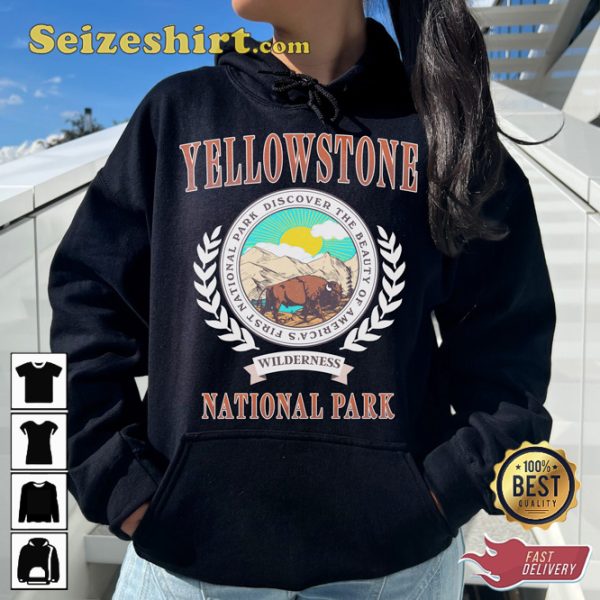 Yellowstone National Park Discover The Beauty Wilderness Hoodie