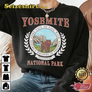 Yosemite National Park Come Face To Face Adventure Hoodie