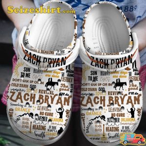 Zach Bryan Music Americana Journeys Wandering Soul Melodies Comfort Crocs Shoes