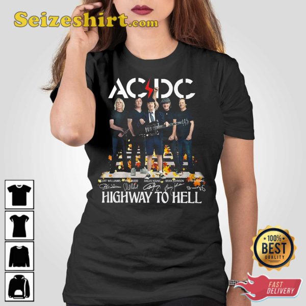 Ac Dc Highway To Hell Unisex Hoodie, Shirts
