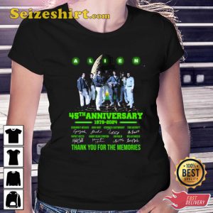 Alien 45th Anniversary 1979 vs 2024 Thank You For The Memories Sweatshirt, Hoodie