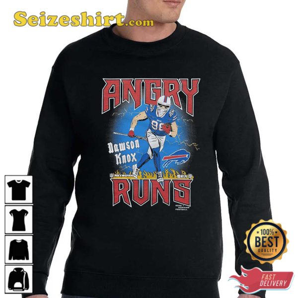 Angry Runs Bills Dawson Knox T Shirt, Sweatshirt