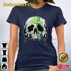 Aromantic Lgbtq Candle Sugar Skull T Shirts