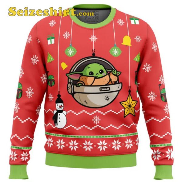 Baby Yoda Ugly Christmas Sweater Party