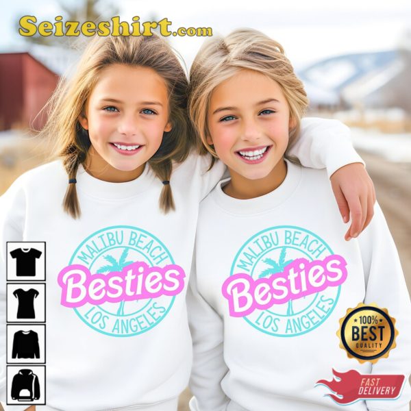 Barbie Besties Youth Crewneck Sweatshirt, COZY Bestie Sweatshirt, Bestfriends Matching Shirts Christmas Gifts