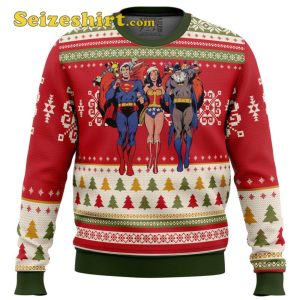 Batman superman Wonder woman Ugly Christmas Sweater ideas