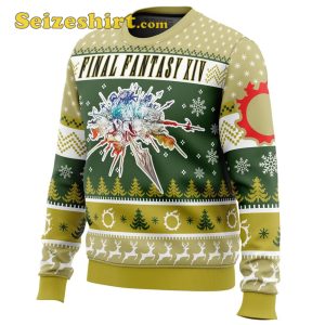 Beach Sweater Christmas Fantasy Final Fantasy XIV Ugly Christmas Sweaters