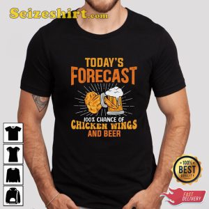 Beer Chicken Wings Shirt, Funny Beer Lover Shirt