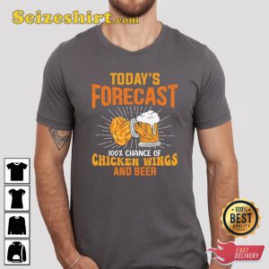 Beer Chicken Wings Shirt, Funny Beer Lover Shirt