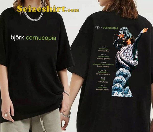 Bjork European Cornucopia Tour 2023 T-shirt