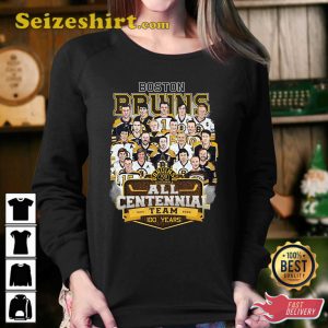 Boston Bruins All Centennial Team 100 Years 1924 2024 T Shirt, Hoodie