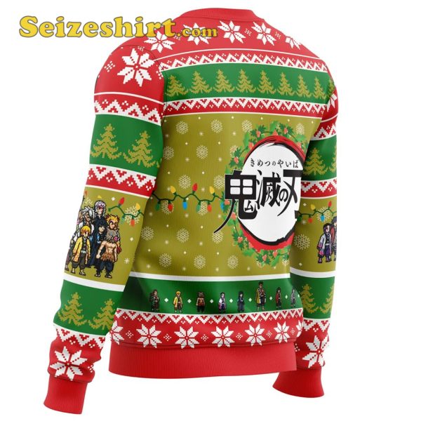 Boys Christmas Sweater Demon Slayer Squad Demon Slayer Ugly Christmas Sweater