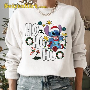 Cartoon Alien Ho Ho Ho Christmas Gift For Women Sweatshirt