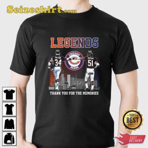 Chicago Bears Legends Payton And Butkus Memories Shirt, Sweatshirt, Hoodie