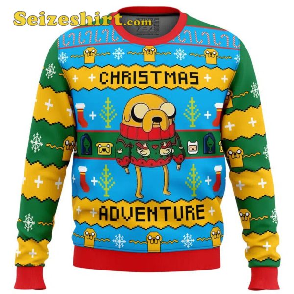 Christmas Adventure Time Ugly Graphic Sweater