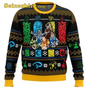 Christmas Avatar Last Airbender Ugly Christmas Sweater, Xmas sweater
