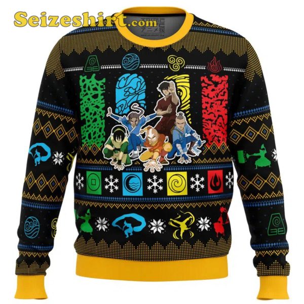 Christmas Avatar Last Airbender Ugly Christmas Sweater, Xmas sweater