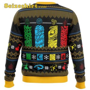Christmas Avatar Last Airbender Ugly Christmas Sweater, Xmas sweater