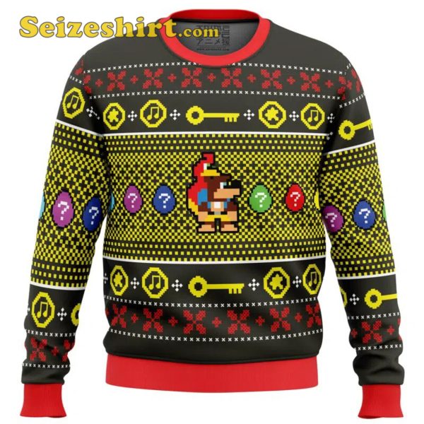 Christmas Banjo Kazooie Ugly Cute Christmas Sweater