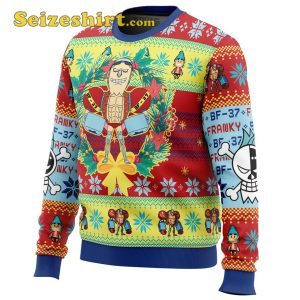 Christmas Franky One Piece Ugly Hoodie Sweater