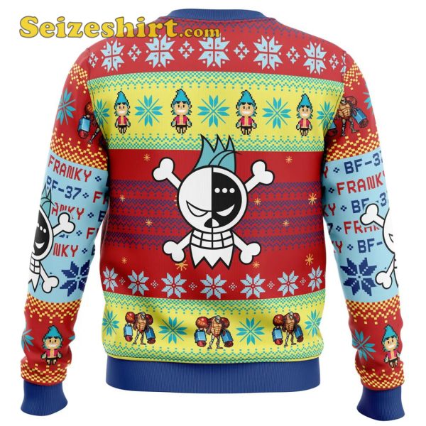 Christmas Franky One Piece Ugly Hoodie Sweater