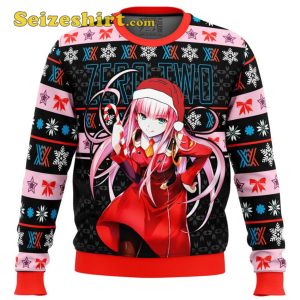 Darling in the Franxx Zero Two Ugly Christmas Fall Sweaters For Women