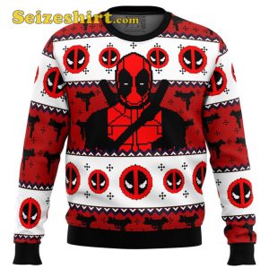 Deadpool Guy Ugly Sweater